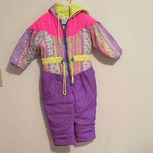 Retro Kids Snowsuit